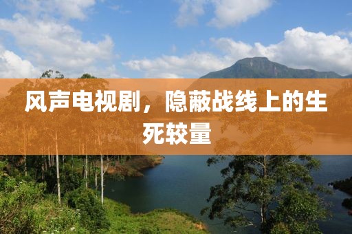 風(fēng)聲電視劇，隱蔽戰(zhàn)線上的生死較量