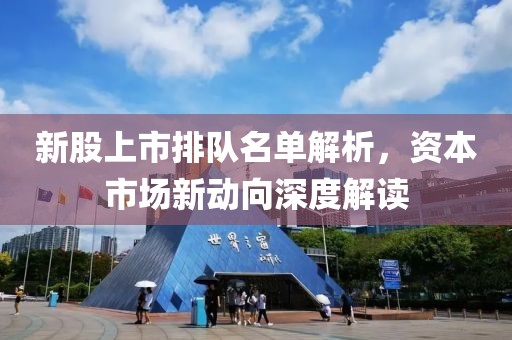 新股上市排隊名單解析，資本市場新動向深度解讀