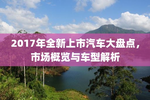2017年全新上市汽車大盤點(diǎn)，市場(chǎng)概覽與車型解析