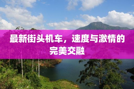 最新街頭機車，速度與激情的完美交融