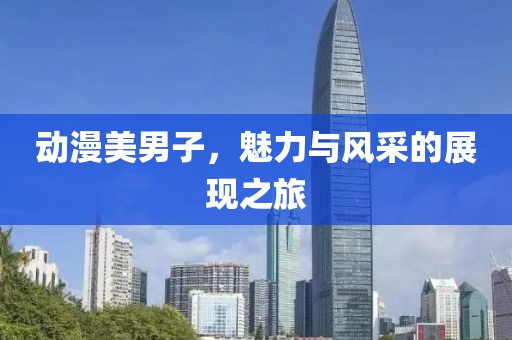動漫美男子，魅力與風采的展現(xiàn)之旅