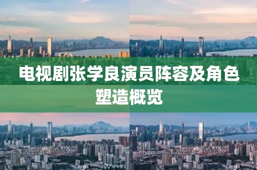 電視劇張學良演員陣容及角色塑造概覽