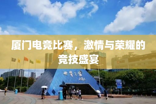 廈門電競(jìng)比賽，激情與榮耀的競(jìng)技盛宴