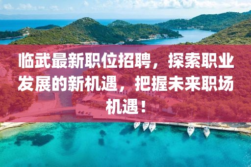 臨武最新職位招聘，探索職業(yè)發(fā)展的新機遇，把握未來職場機遇！