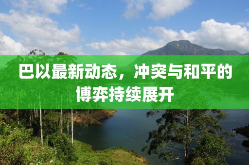 巴以最新動(dòng)態(tài)，沖突與和平的博弈持續(xù)展開