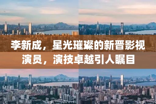李新成，星光璀璨的新晉影視演員，演技卓越引人矚目