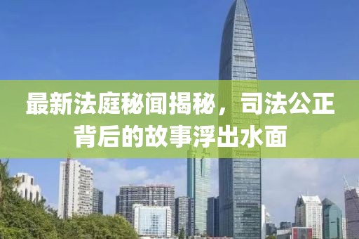 最新法庭秘聞揭秘，司法公正背后的故事浮出水面