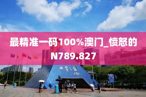 最精準(zhǔn)一碼100%澳門_憤怒的N789.827