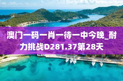 澳門一碼一肖一待一中今晚_耐力挑戰(zhàn)D281.37第28天