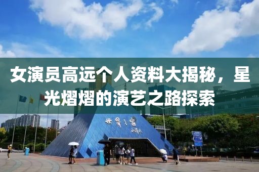 女演員高遠個人資料大揭秘，星光熠熠的演藝之路探索