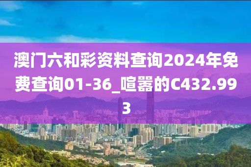 澳門六和彩資料查詢2024年免費查詢01-36_喧囂的C432.993