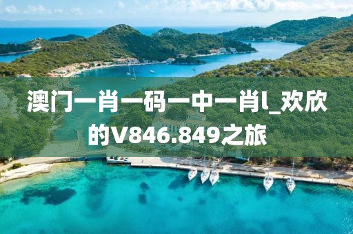 澳門一肖一碼一中一肖l_歡欣的V846.849之旅