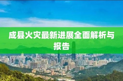 成縣火災(zāi)最新進(jìn)展全面解析與報(bào)告