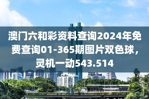 澳門六和彩資料查詢2024年免費(fèi)查詢01-365期圖片雙色球，靈機(jī)一動543.514