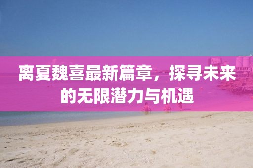 離夏魏喜最新篇章，探尋未來(lái)的無(wú)限潛力與機(jī)遇