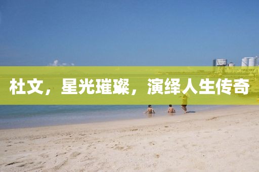 杜文，星光璀璨，演繹人生傳奇