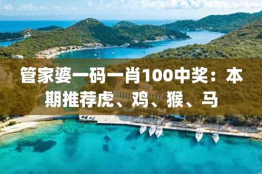 管家婆一碼一肖100中獎(jiǎng)：本期推薦虎、雞、猴、馬