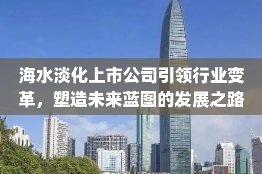 海水淡化上市公司引領(lǐng)行業(yè)變革，塑造未來藍(lán)圖的發(fā)展之路