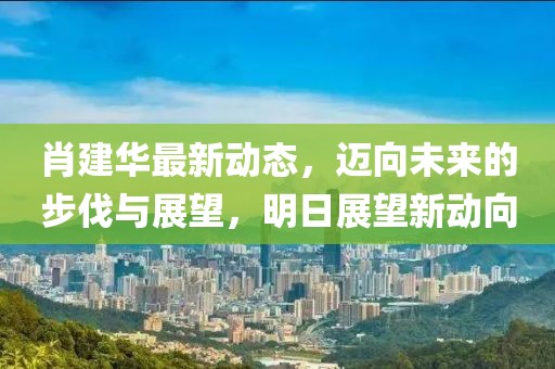 肖建華最新動態(tài)，邁向未來的步伐與展望，明日展望新動向