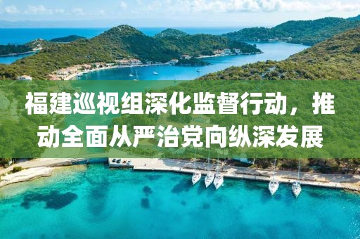 福建巡視組深化監(jiān)督行動，推動全面從嚴治黨向縱深發(fā)展
