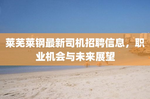 萊蕪萊鋼最新司機(jī)招聘信息，職業(yè)機(jī)會(huì)與未來(lái)展望