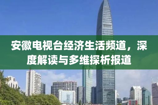 安徽電視臺經(jīng)濟(jì)生活頻道，深度解讀與多維探析報道