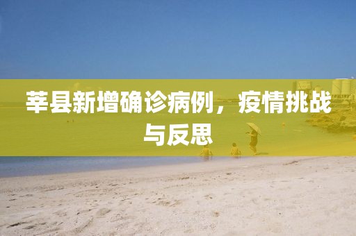莘縣新增確診病例，疫情挑戰(zhàn)與反思