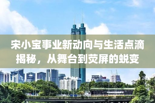 宋小寶事業(yè)新動向與生活點滴揭秘，從舞臺到熒屏的蛻變