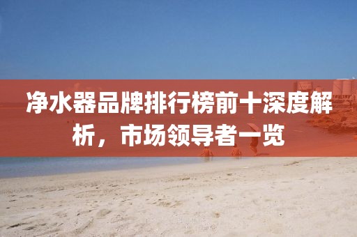 凈水器品牌排行榜前十深度解析，市場(chǎng)領(lǐng)導(dǎo)者一覽