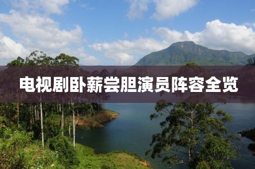 電視劇臥薪嘗膽演員陣容全覽