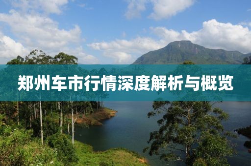 鄭州車市行情深度解析與概覽