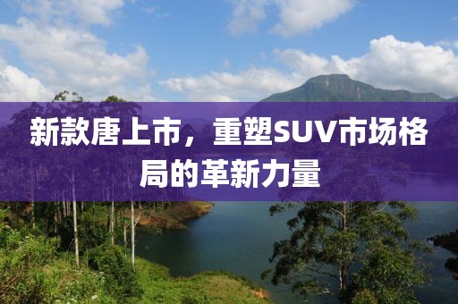 新款唐上市，重塑SUV市場格局的革新力量