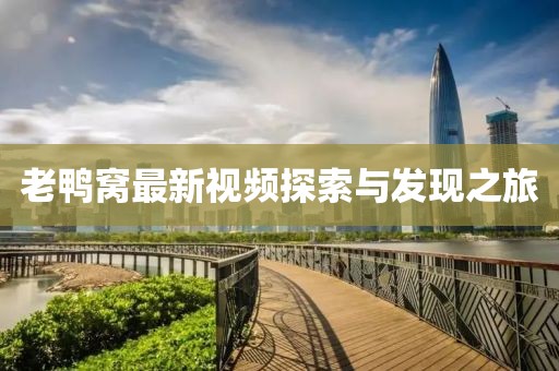 老鴨窩最新視頻探索與發(fā)現(xiàn)之旅