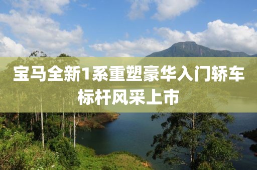 寶馬全新1系重塑豪華入門(mén)轎車(chē)標(biāo)桿風(fēng)采上市