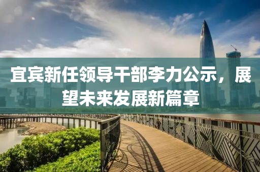 宜賓新任領(lǐng)導(dǎo)干部李力公示，展望未來發(fā)展新篇章