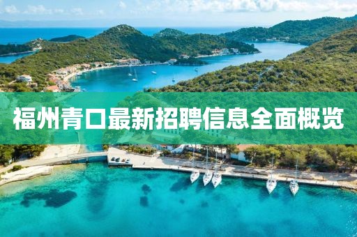 福州青口最新招聘信息全面概覽