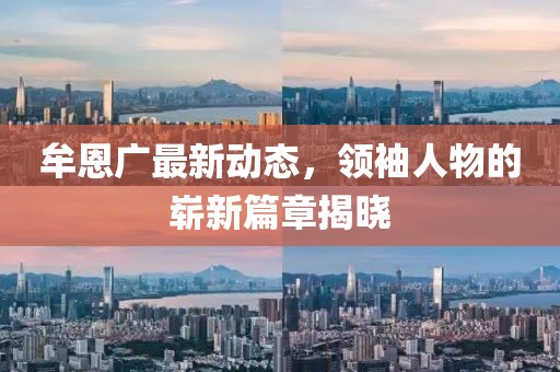 牟恩廣最新動態(tài)，領袖人物的嶄新篇章揭曉