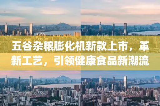 五谷雜糧膨化機(jī)新款上市，革新工藝，引領(lǐng)健康食品新潮流