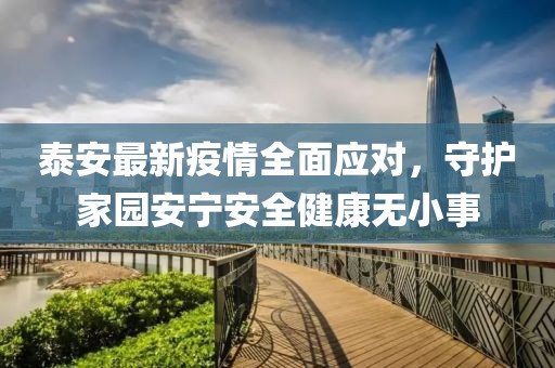 泰安最新疫情全面應對，守護家園安寧安全健康無小事
