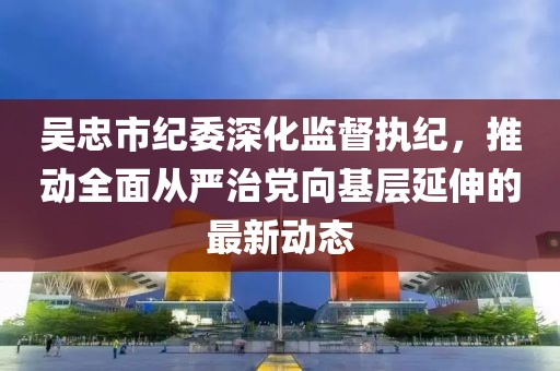 吳忠市紀委深化監(jiān)督執(zhí)紀，推動全面從嚴治黨向基層延伸的最新動態(tài)
