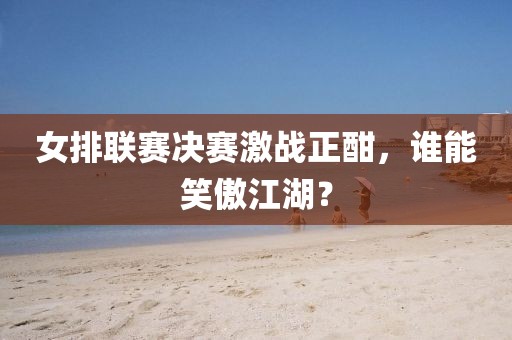 女排聯(lián)賽決賽激戰(zhàn)正酣，誰能笑傲江湖？