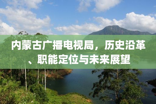 內(nèi)蒙古廣播電視局，歷史沿革、職能定位與未來展望