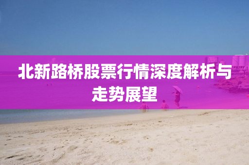 北新路橋股票行情深度解析與走勢(shì)展望