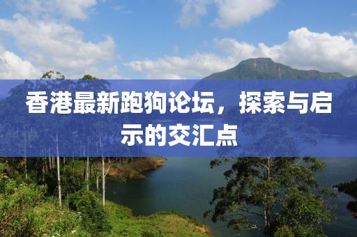 香港最新跑狗論壇，探索與啟示的交匯點