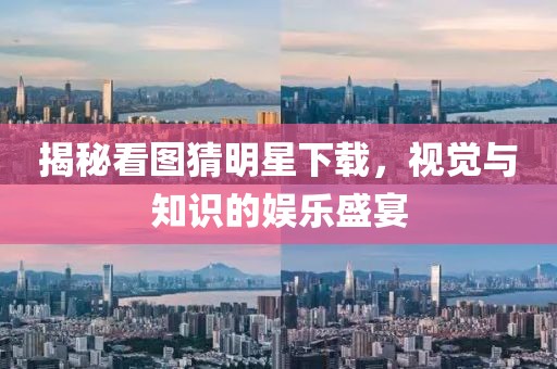 揭秘看圖猜明星下載，視覺與知識(shí)的娛樂盛宴