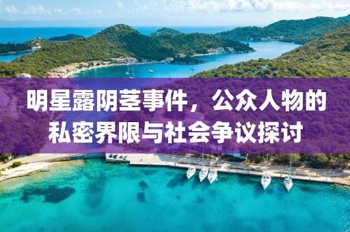 明星露陰莖事件，公眾人物的私密界限與社會(huì)爭議探討