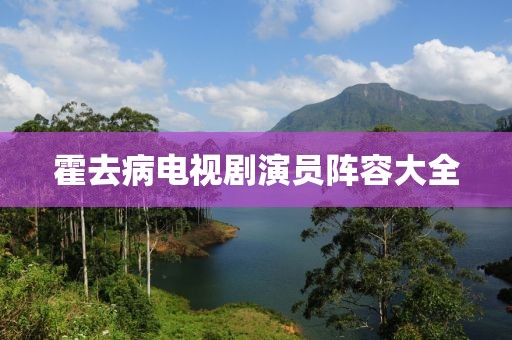 霍去病電視劇演員陣容大全