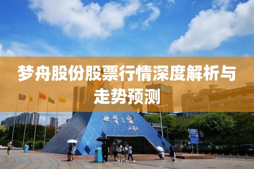 夢舟股份股票行情深度解析與走勢預(yù)測
