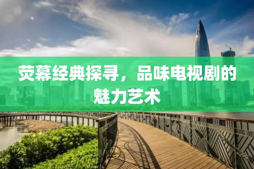 熒幕經(jīng)典探尋，品味電視劇的魅力藝術(shù)