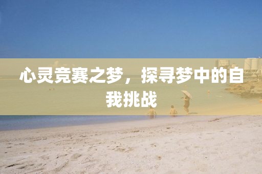 心靈競(jìng)賽之夢(mèng)，探尋夢(mèng)中的自我挑戰(zhàn)